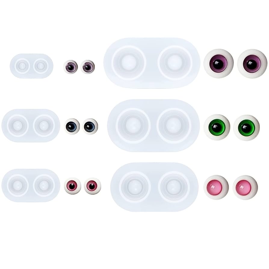 Amazon.co.jp: サムコス 6個サイズセット ドールアイモールド